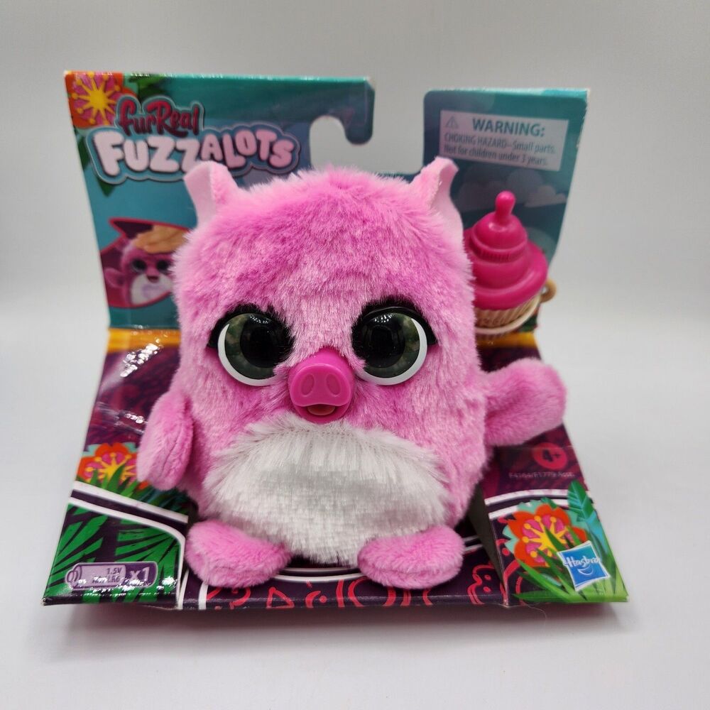 FurReal Fuzzalot Pig Interactive Animatronic Color-Change Light & Noise work